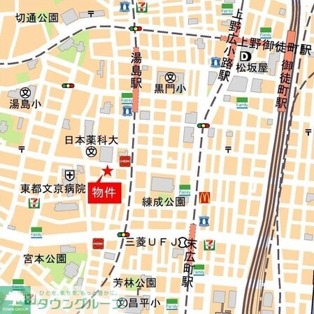 ルフォンプログレ文京湯島の物件内観写真